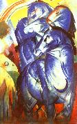 Franz Marc The Tower of Blue Horses oil painting reproduction